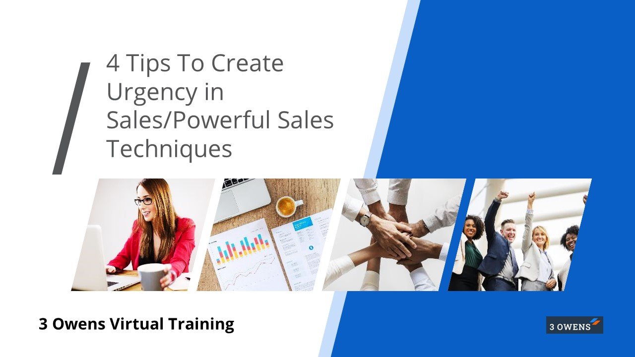 4 Tips to Create Urgency in Sales / Powerful Sales Techniques – Sales School