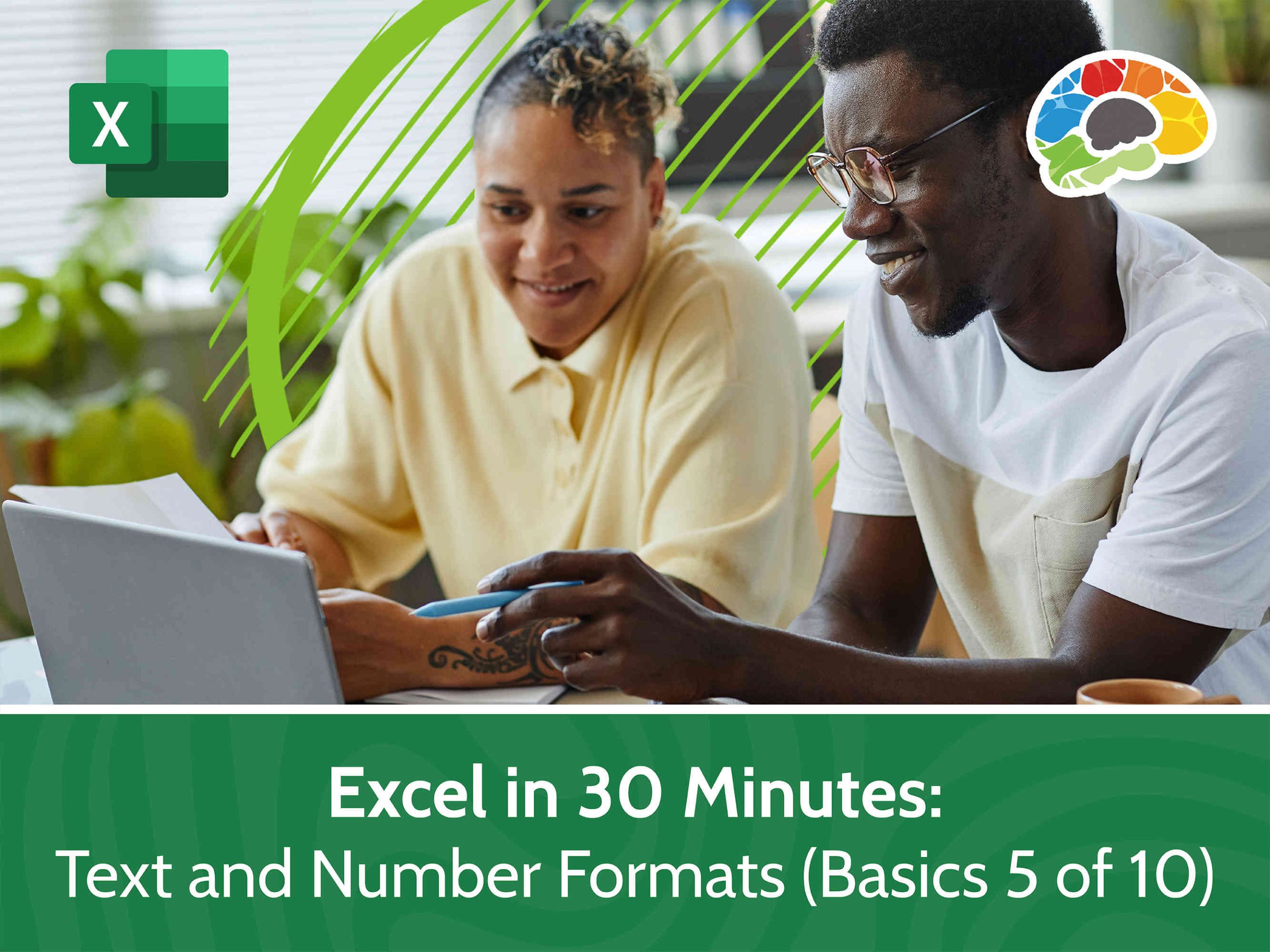 Part 5:  Excel in 30 Minutes – Basics – Text and Number Formats