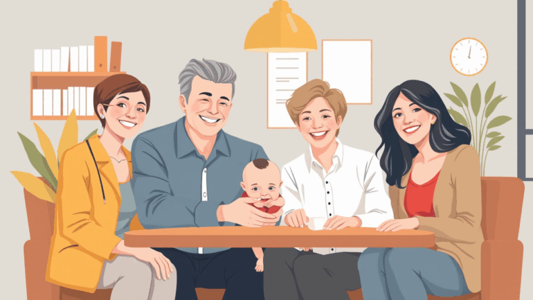 A Salesperson's Family Life