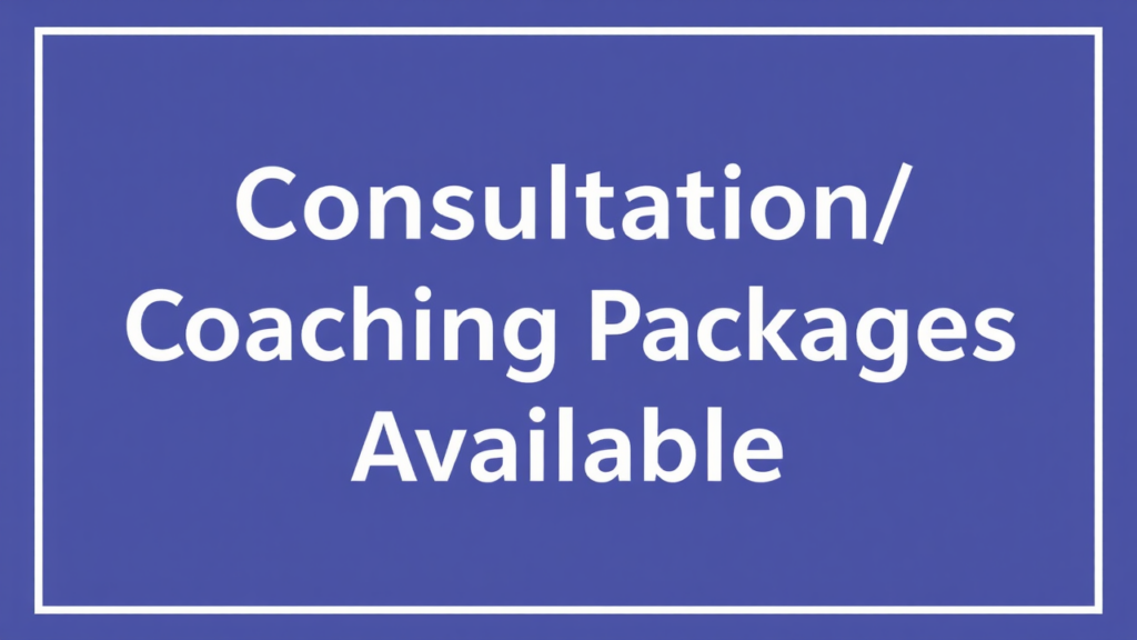 Consultation, Coaching